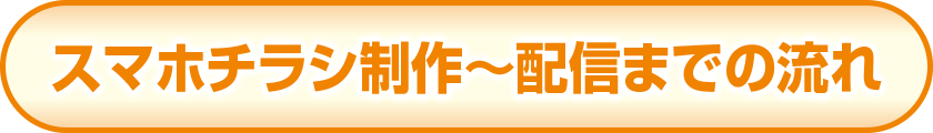 スマホチラシ制作～配信までの流れ